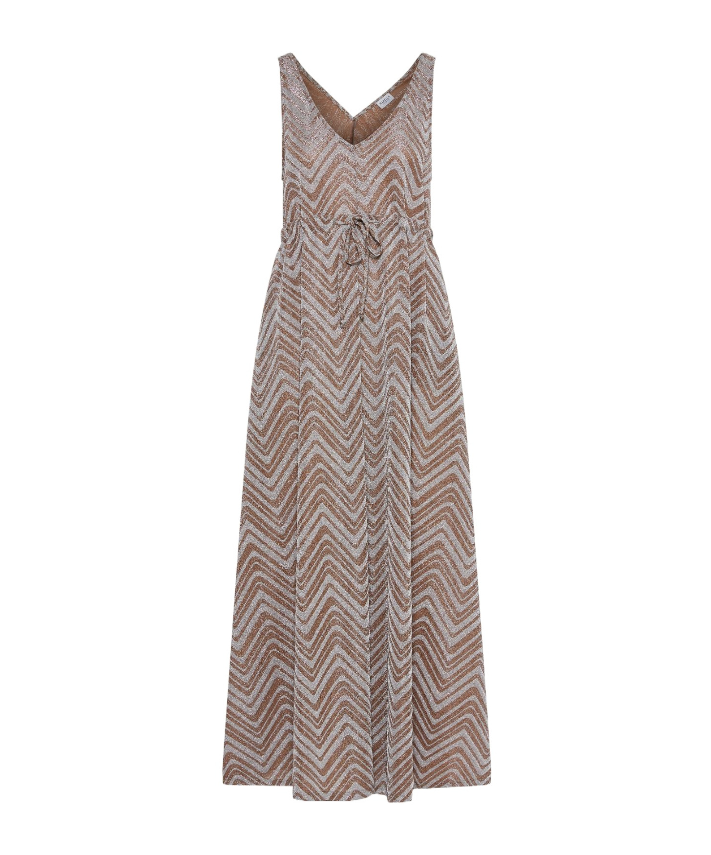 Marella Lurex Beach Dress In Bronze