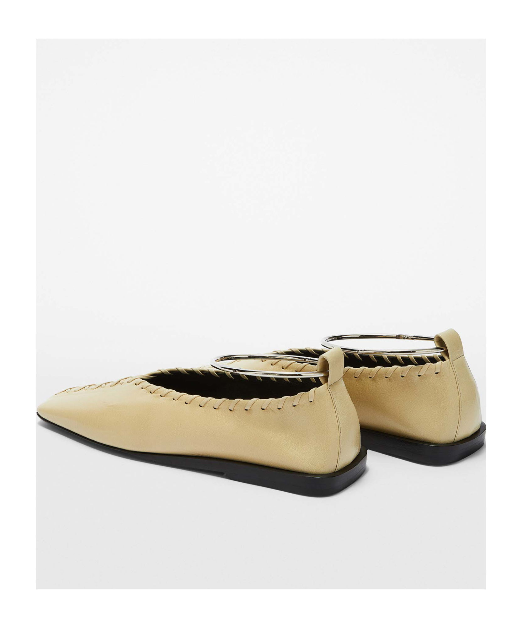 Jil Sander Square-toed Ballet Shoes In Nude