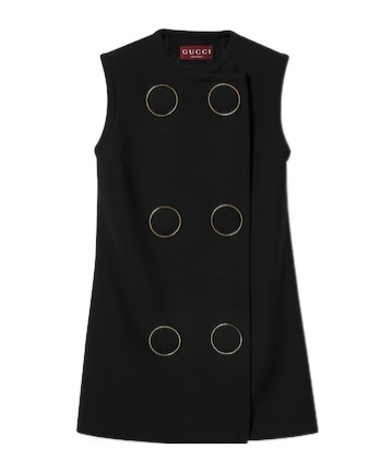 Gucci Vest With Maxi Buttons In Black