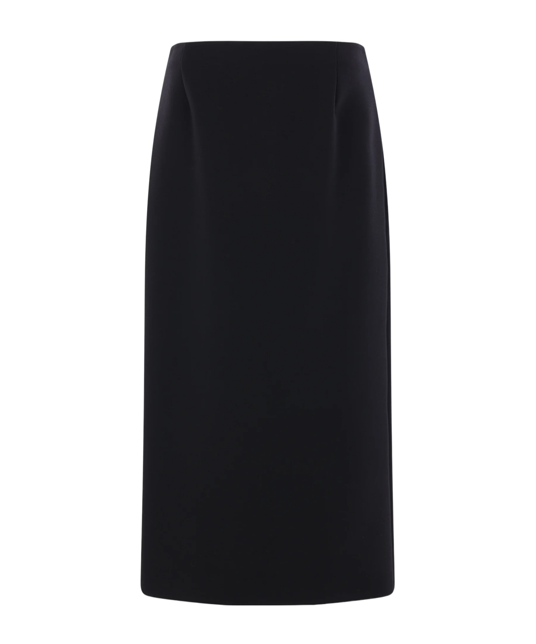 The Row Talor Pencil Midi Skirt In Black
