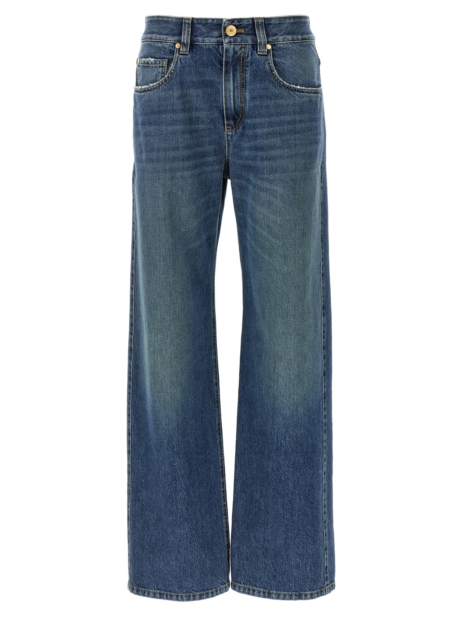 Brunello Cucinelli Contemporary Loose Jeans Blue