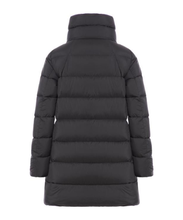Moorer Alana Padded High-neck Coat In Black