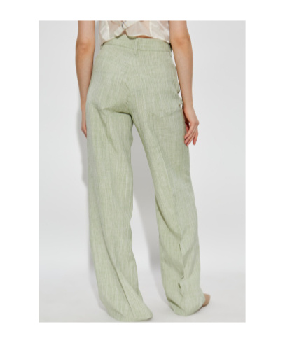 FORTE FORTE CREASED PANTS 