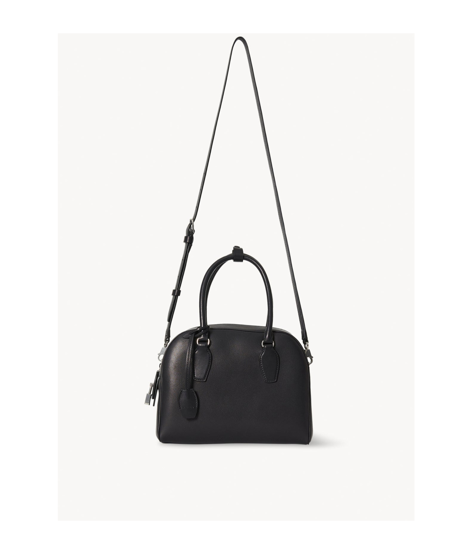 The Row Double-handle Cross-body Bag In Black