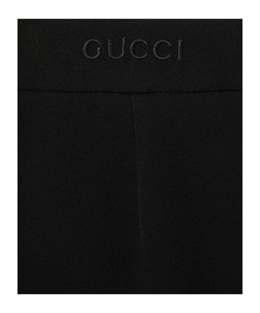 Gucci Belt-loop Casual Pants In Black