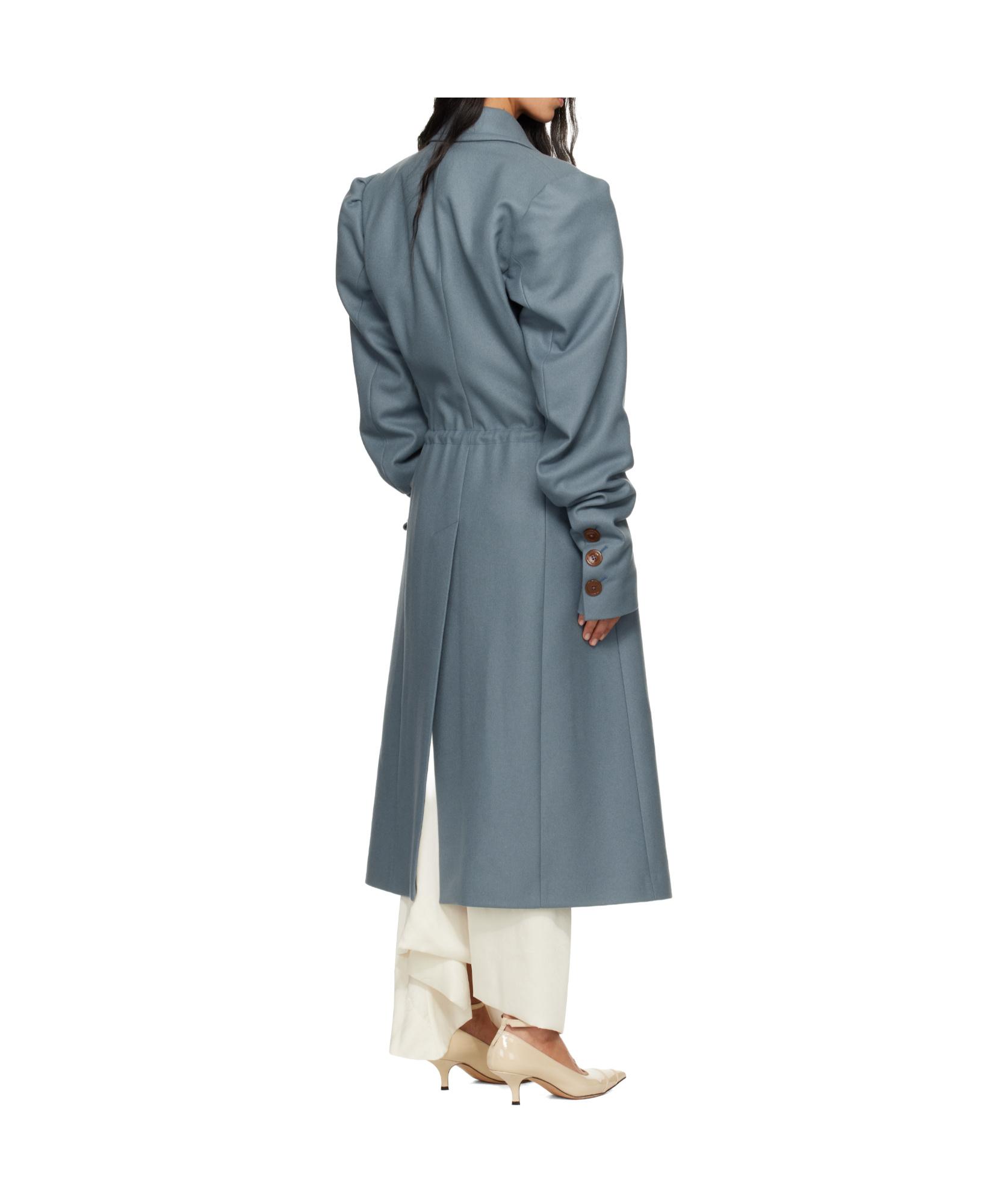 Vivienne Westwood Humphrey Long-sleeved Coat In Blue