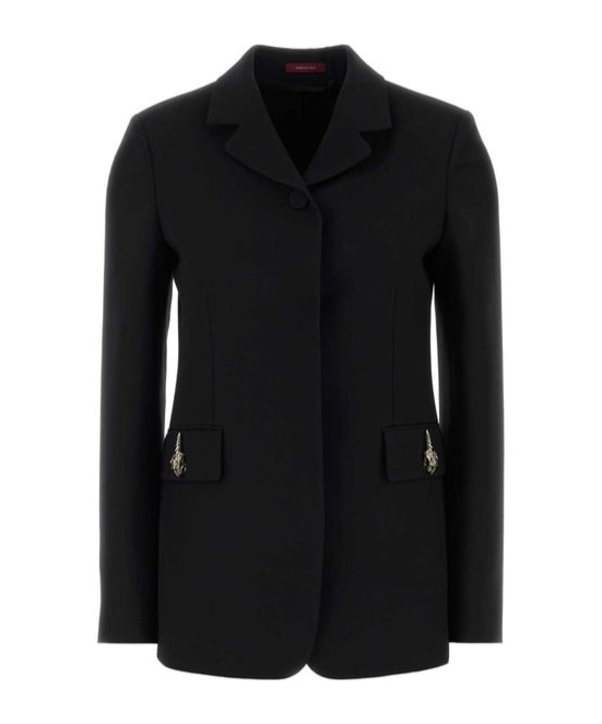 Gucci Tailored Blazer Notched Lapel In Black