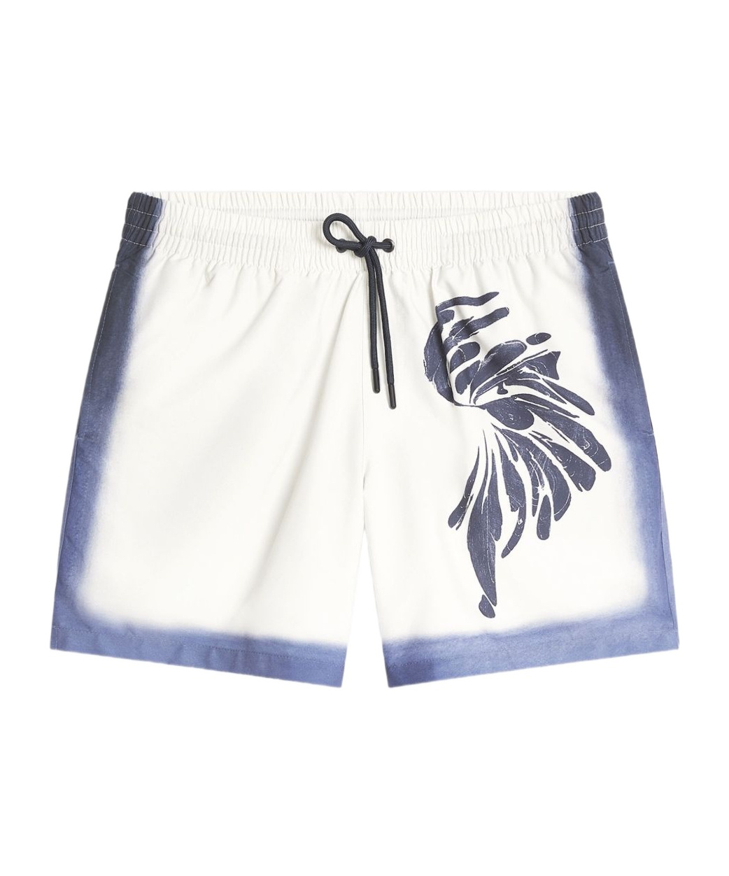 Dries Van Noten Printed Swimming Trunks In Blue