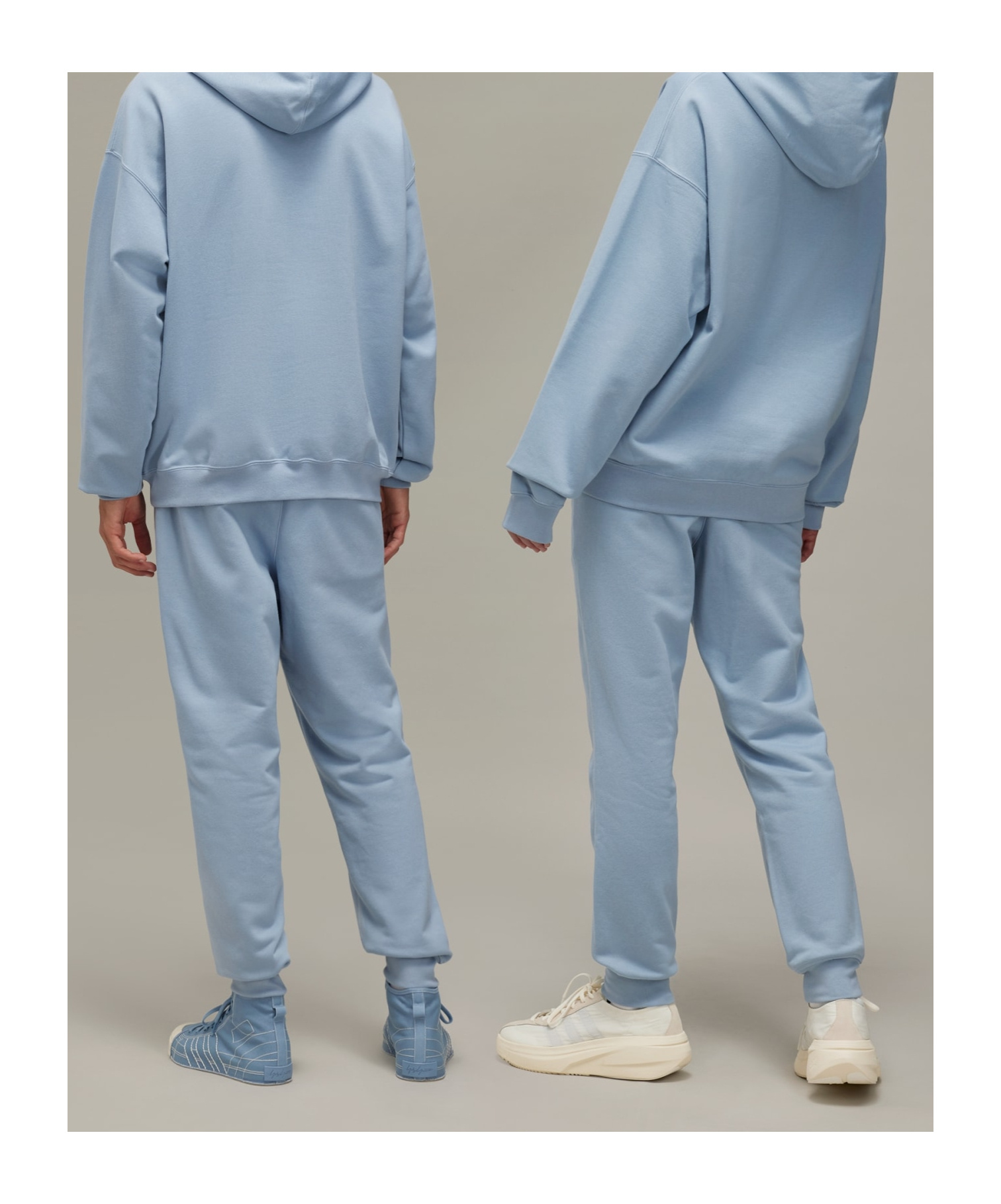 Y-3 Elastic Waist Sweatpants In Blue