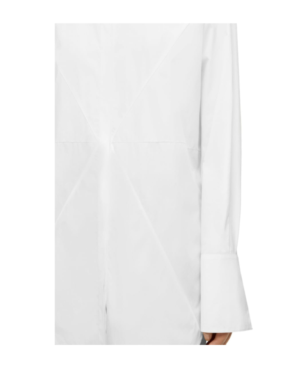 Loewe Puzzle Fold Cotton Shirt In White