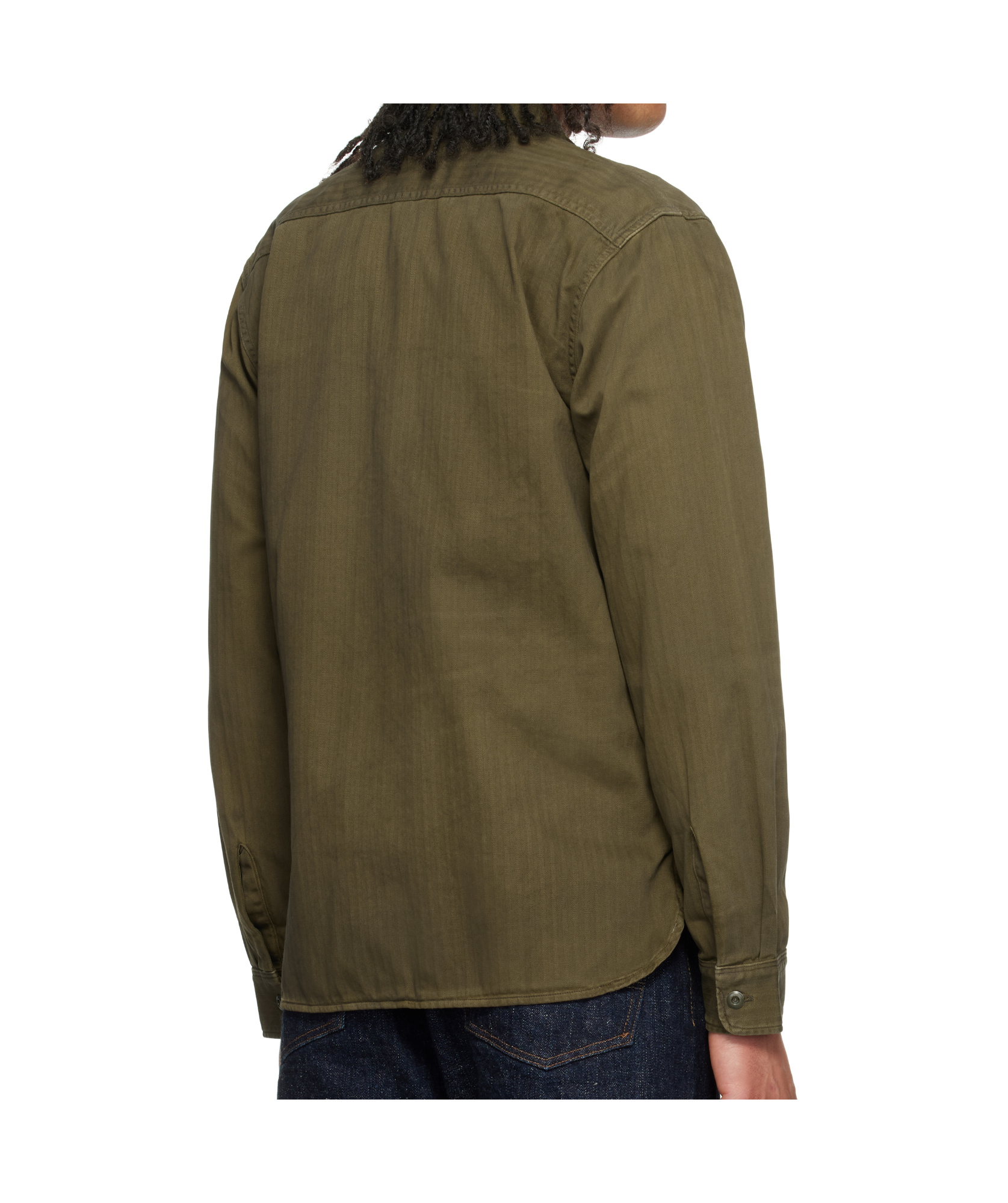 Rrl Lapel Long-sleeved Casual Jacket In Green