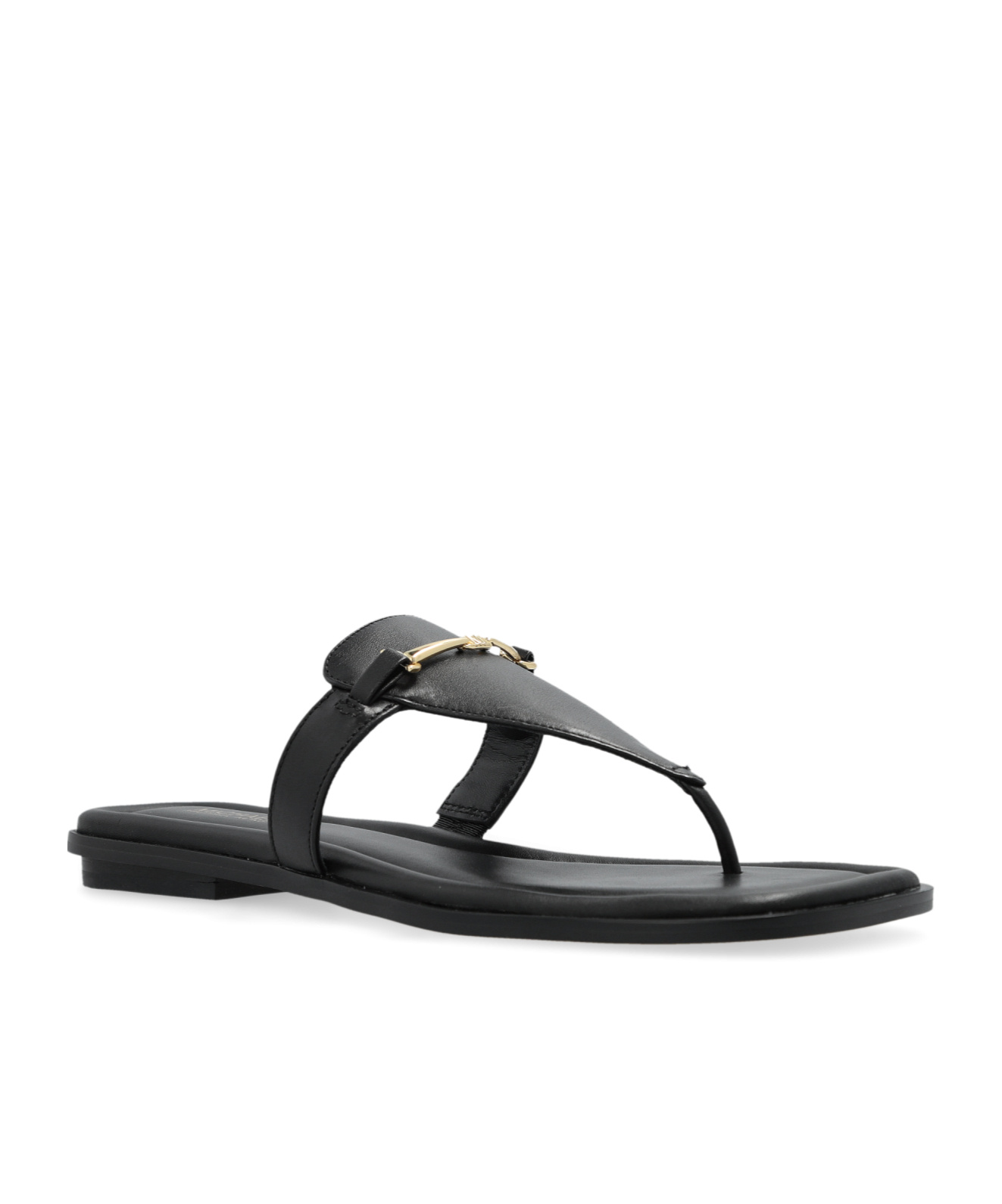 Michael Kors Toe Slippers In Black
