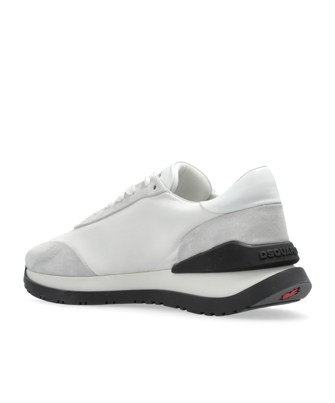 Dsquared2 Low-cut Lace-up Sneakers In White