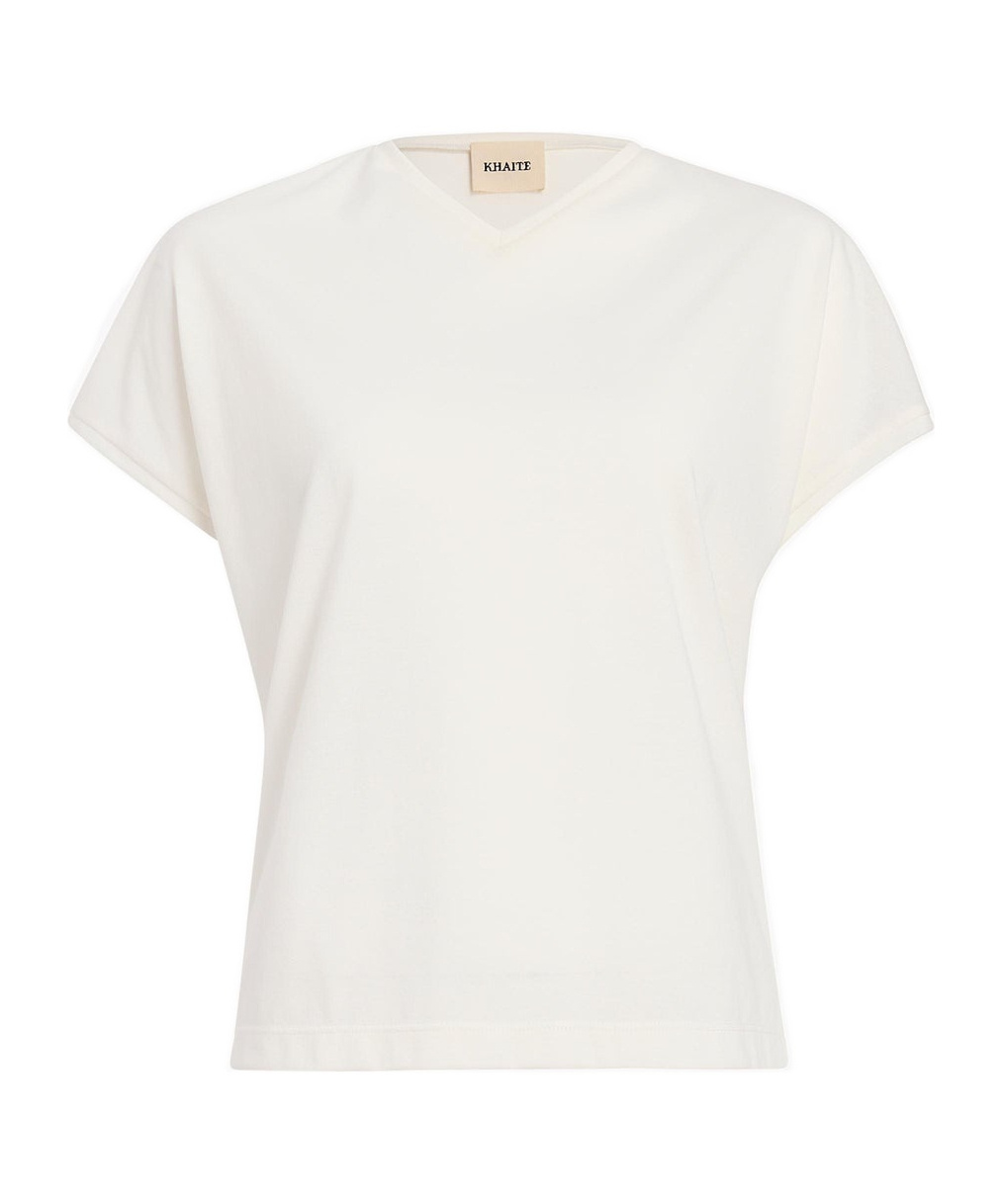 Shop Khaite Devra T-shirt In White