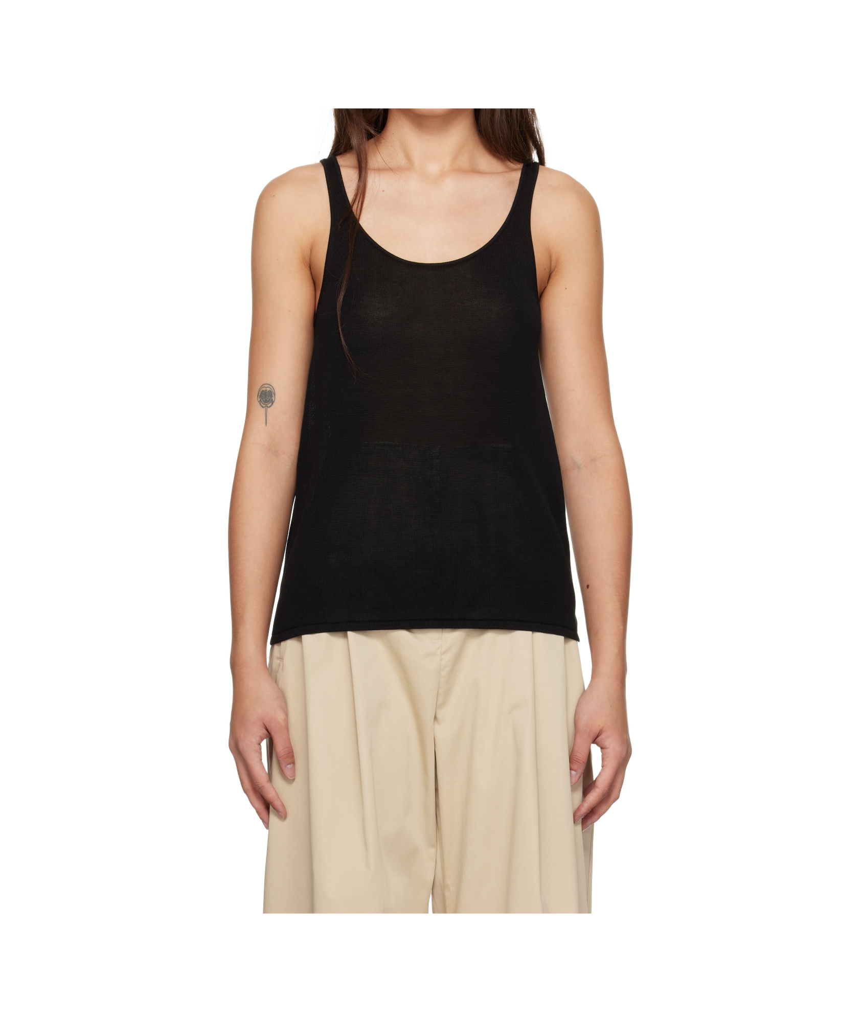St Agni Drape Neck Vest