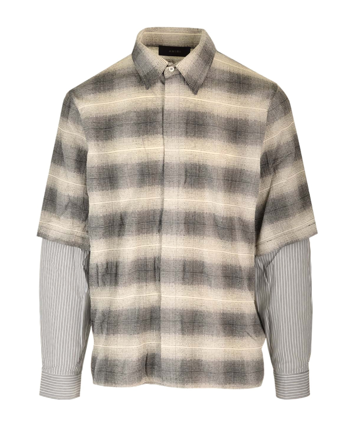 Amiri Long-sleeved Shirt In Nude