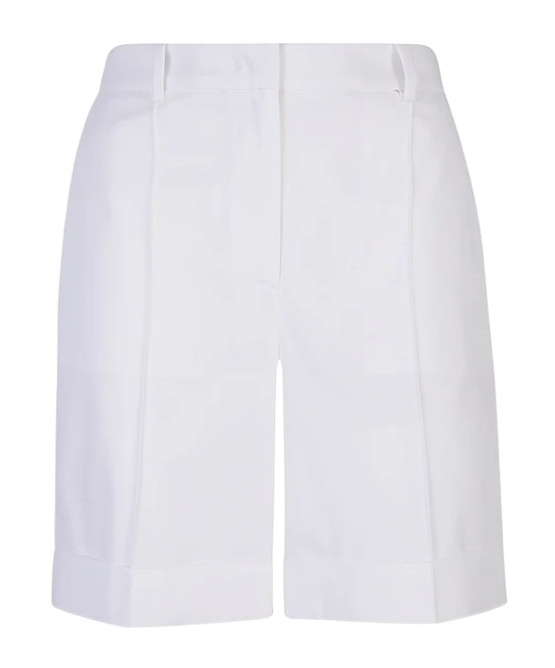 Eleventy Belt Loop Shorts In White