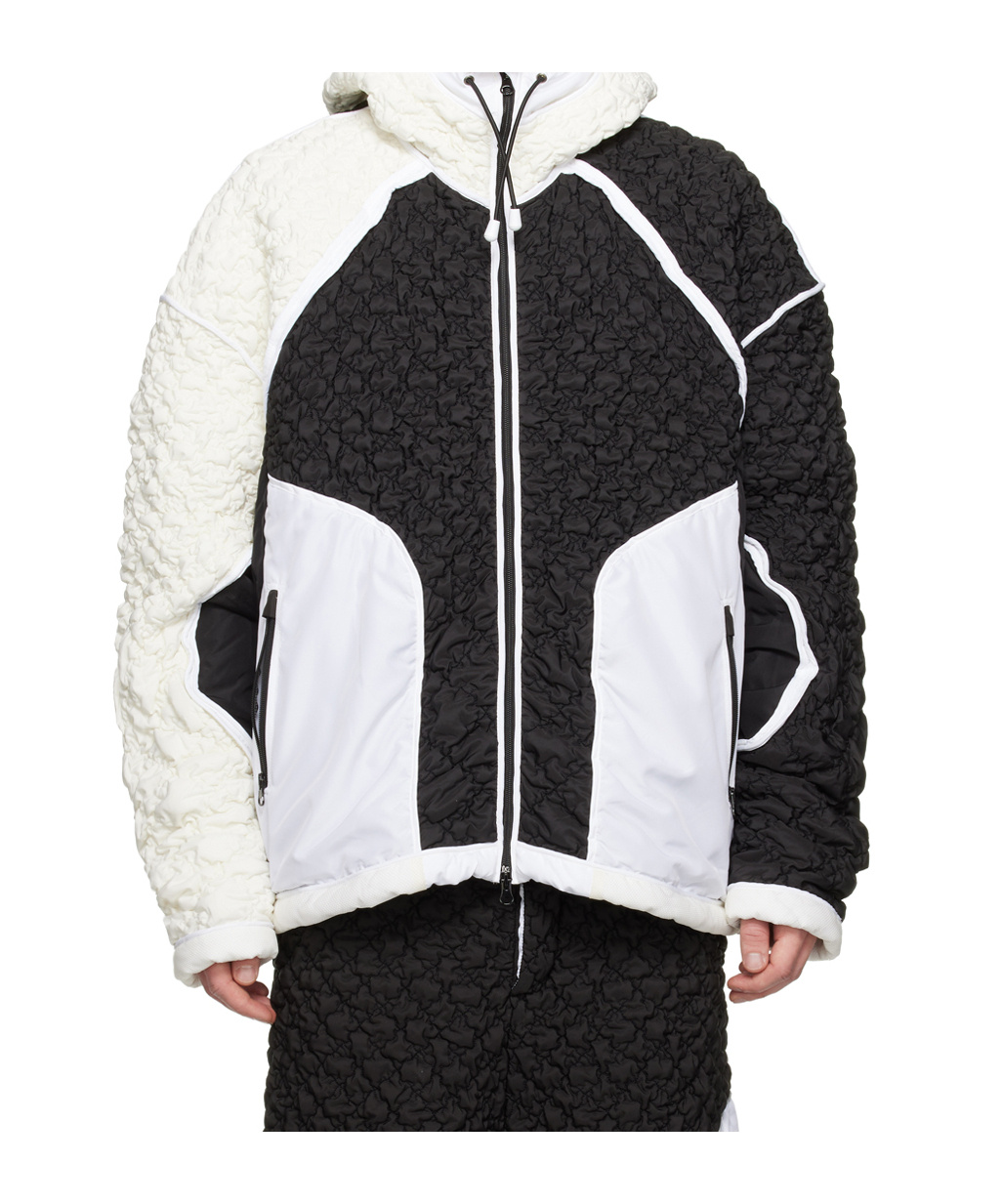 Kusikohc Ssense Exclusive Black & White Jacket In Black