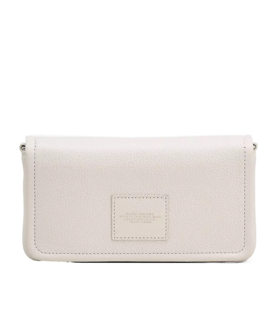 Marc Jacobs The Leather Mini Cotton Cross-body Bag In White