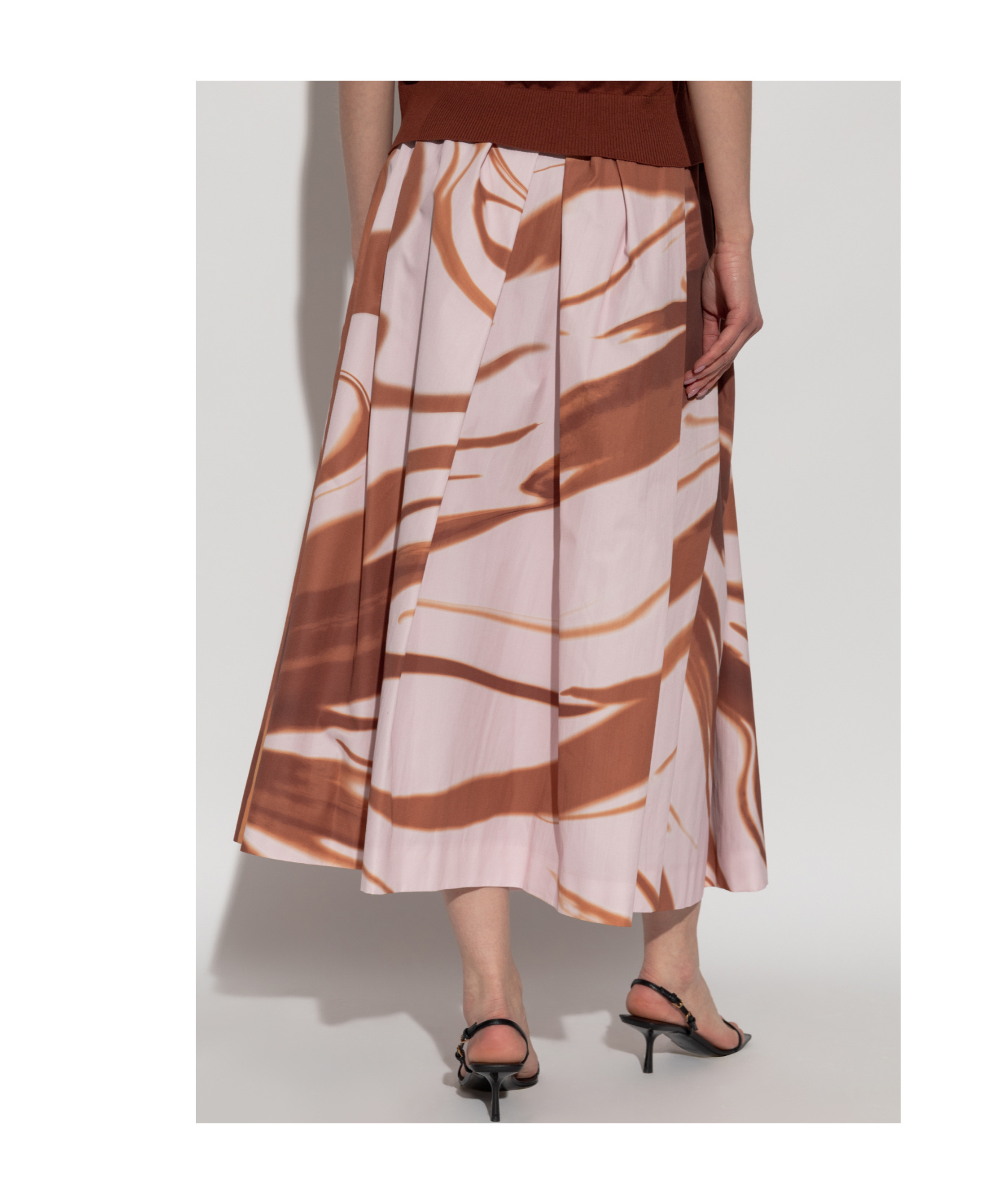 Dries Van Noten Zippered Skirt In Pink