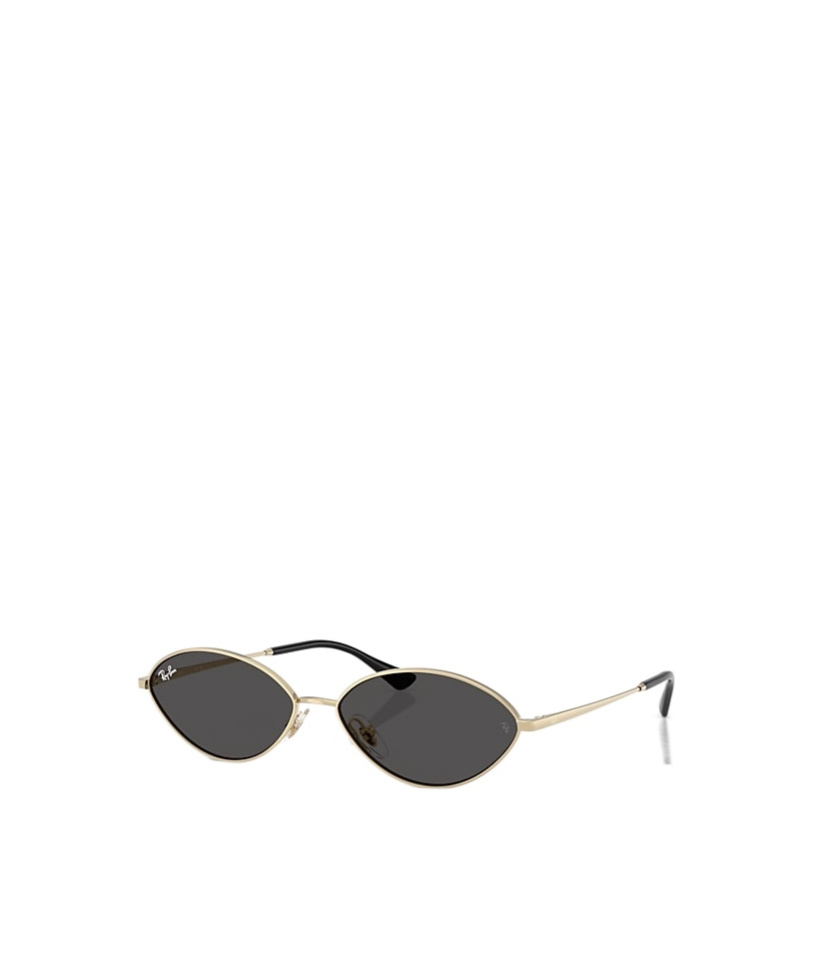 Ray Ban Kai Bio-based Sunglasses Pale Gold Frame Grey Lenses 59-15 In Gold