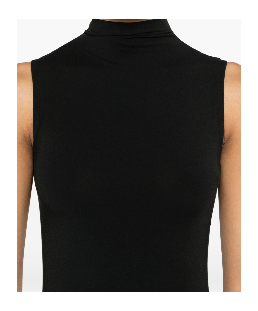 Wolford High Neck Sleeveless Jersey Bodysuit