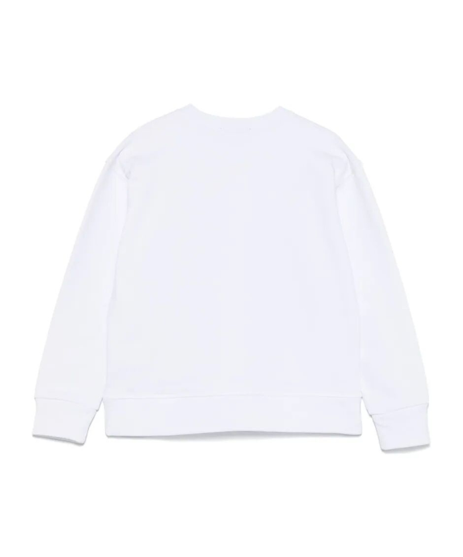 Dsquared2 Raised-logo Sweatshirt In White