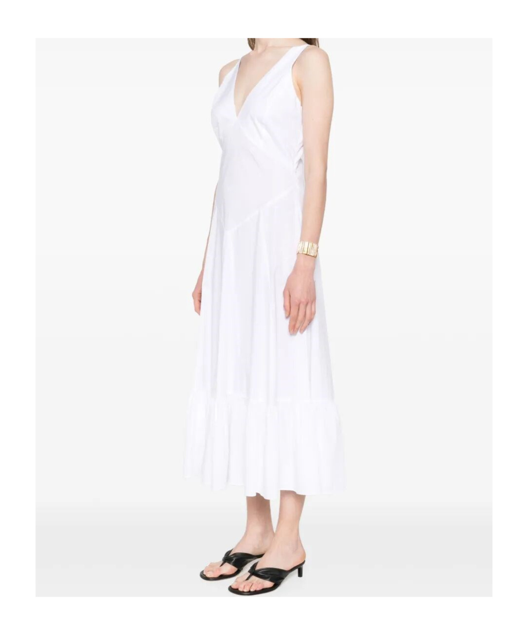 Shop Twinset Cut-out Midi Dress