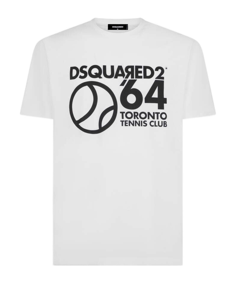 Dsquared2 Dsquared White Cotton Oversize T Shirt In White