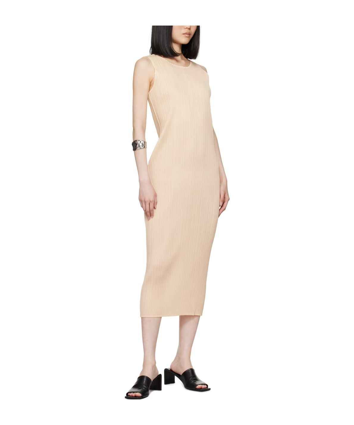 Issey Miyake New Colorful Basics 3 Dress In Nude