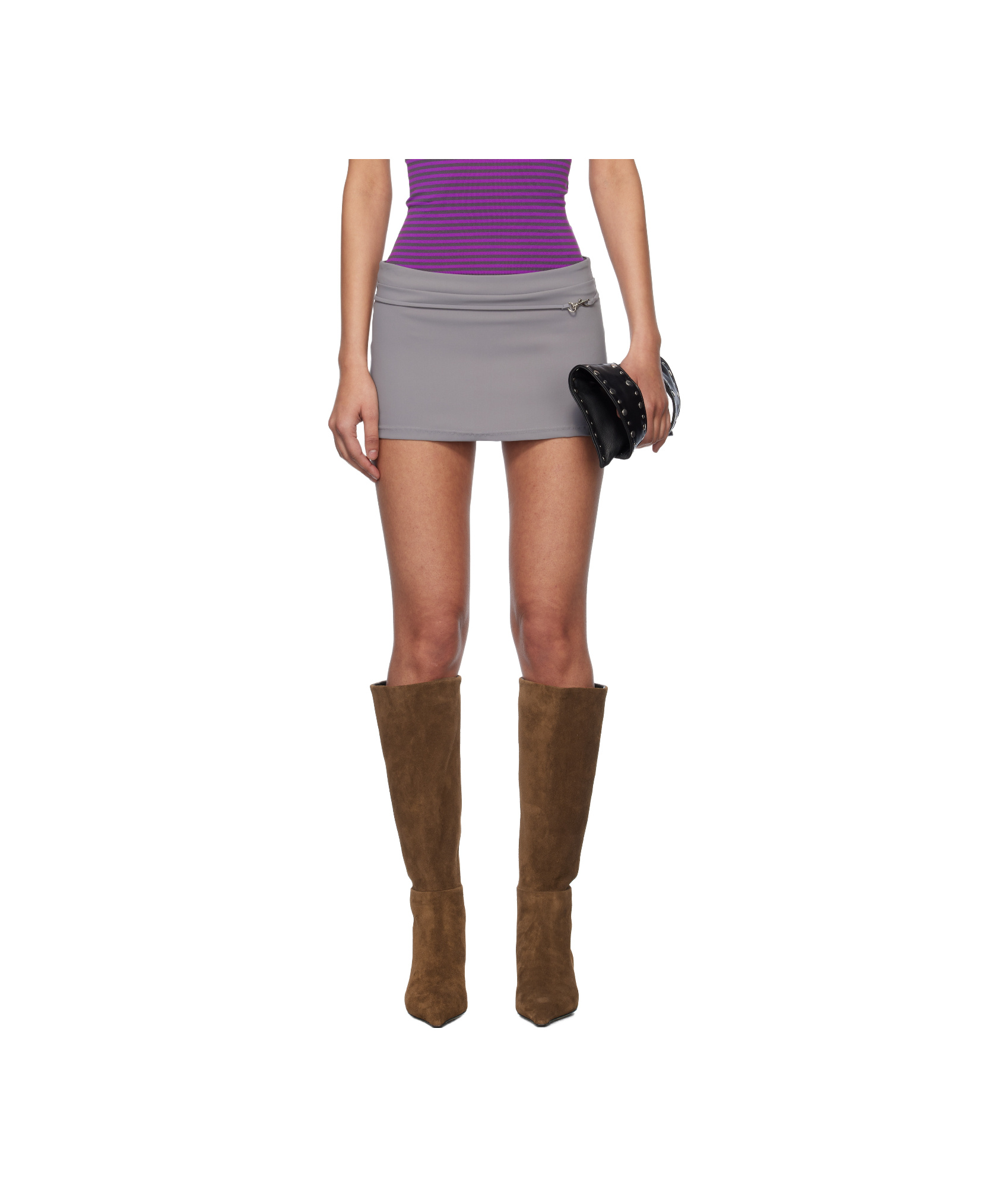 Gimaguas Gray Carolina Miniskirt In Gray