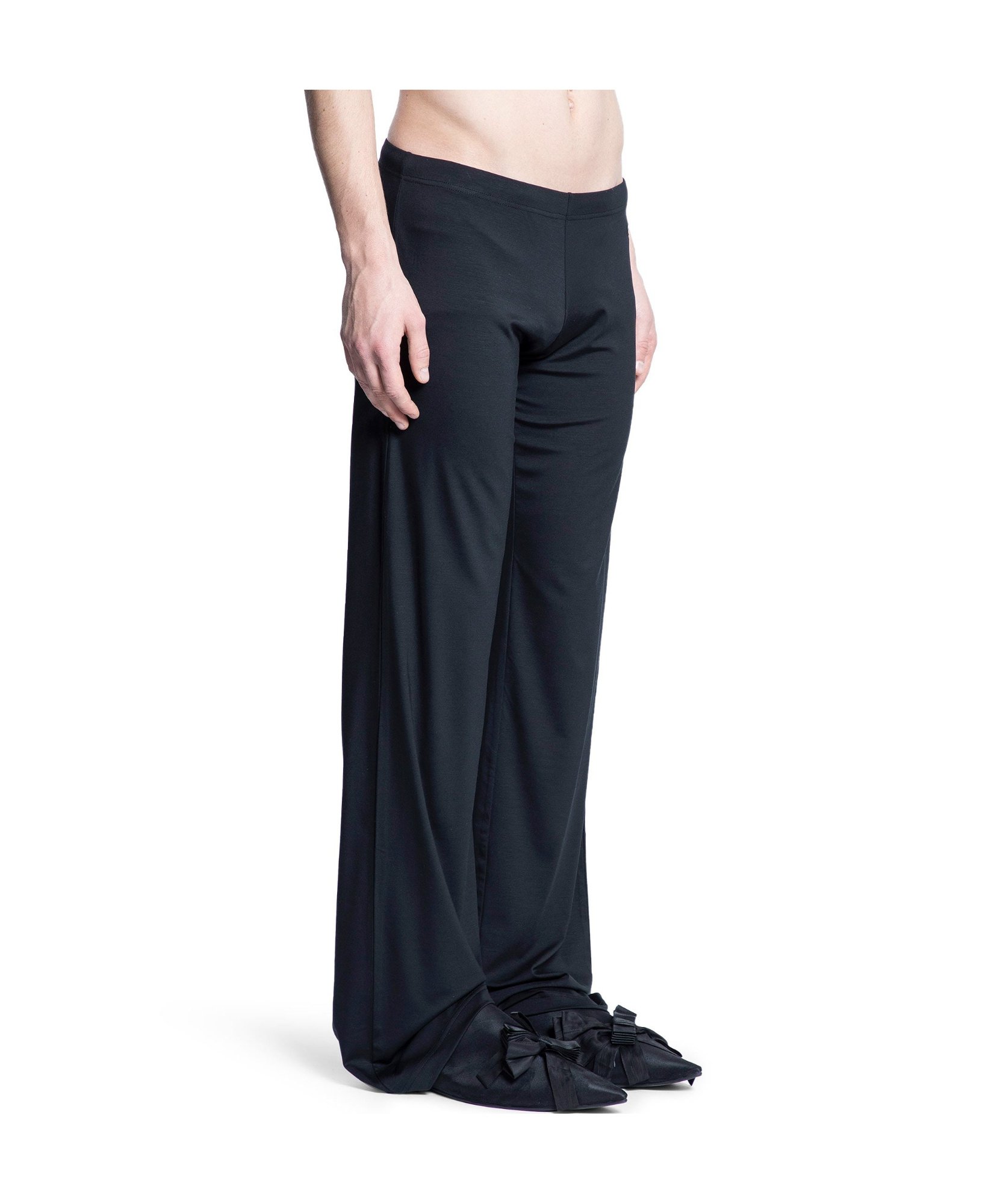 Balenciaga Elastic Waist Jogging Pants In Black