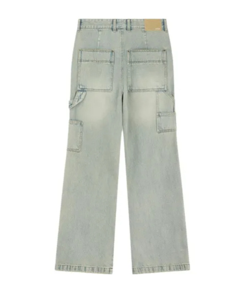 We11 Done Belt-loop Jeans In Gray