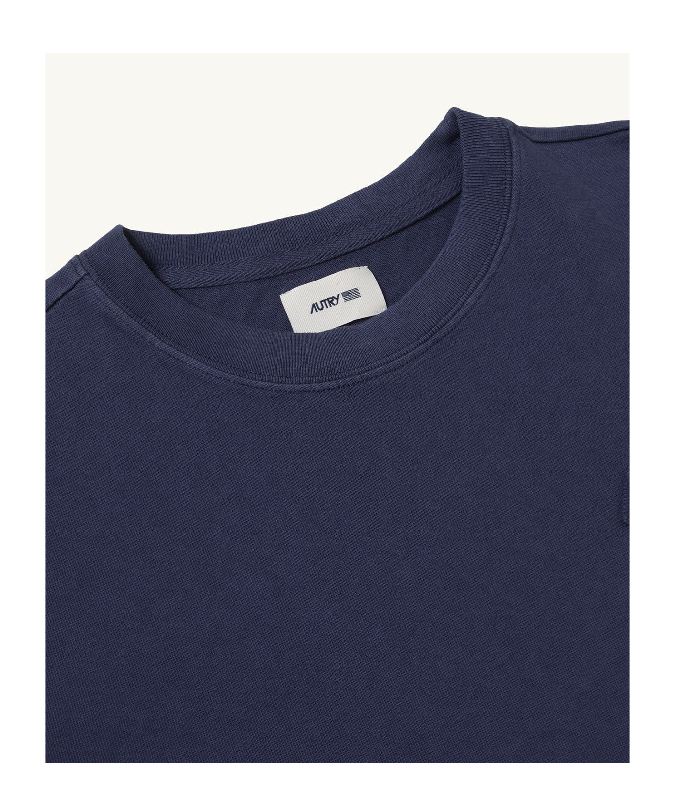 Shop Autry Cotton T-shirt In Blue