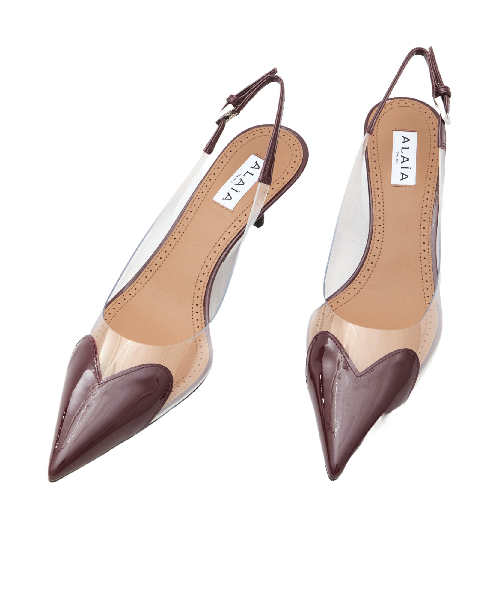 Alaïa Le Coeur 90 Slingback Pumps In Multicolor