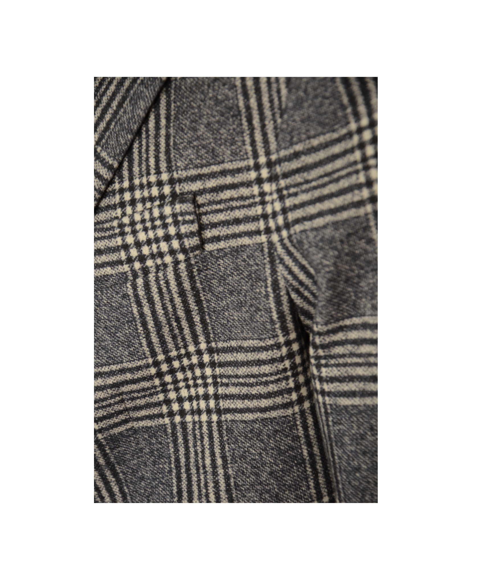 Circolo 1901 Check Patter Buttoned Blazer In Black