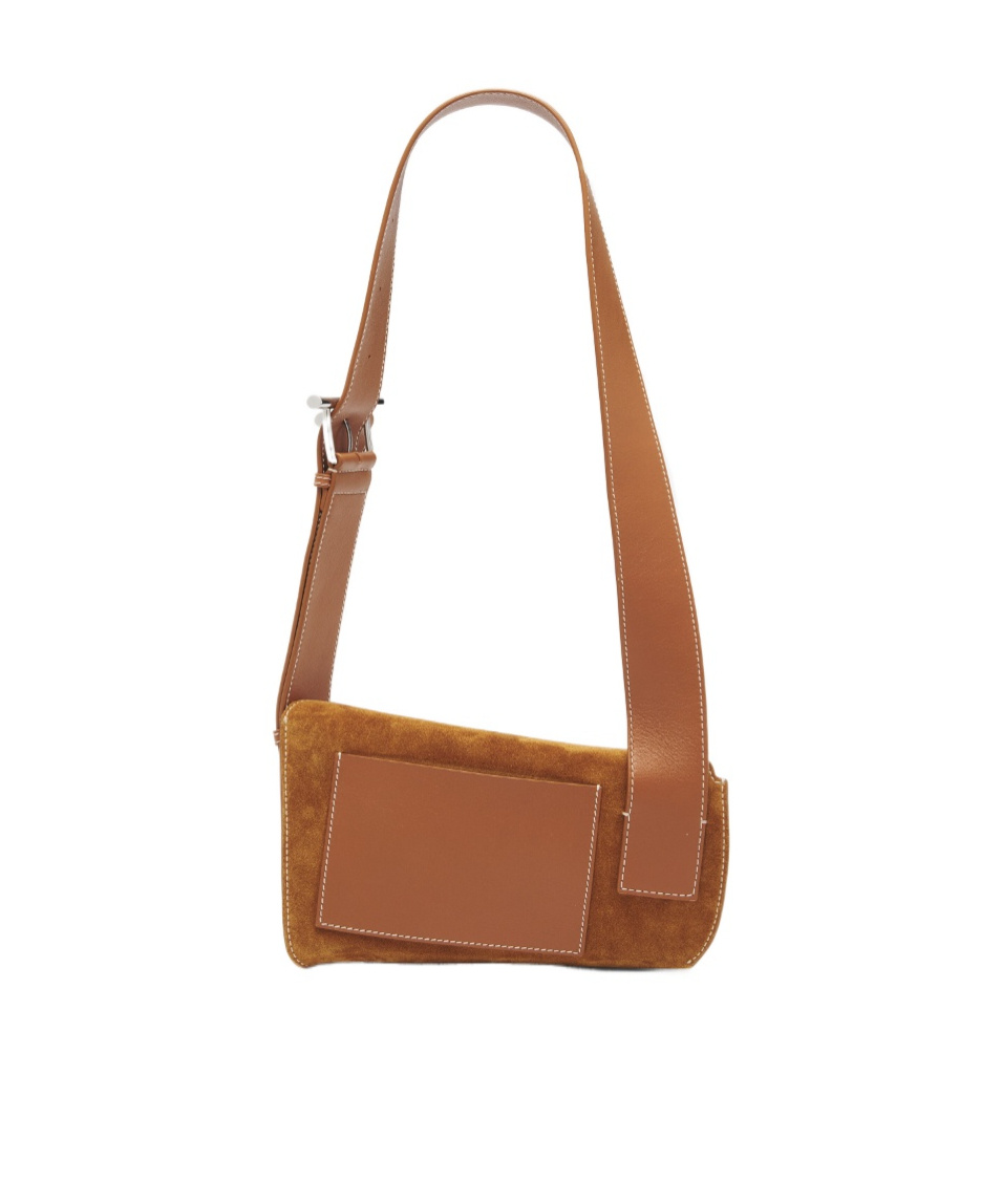 Alexander Mcqueen T-bar Sling Bag In Brown