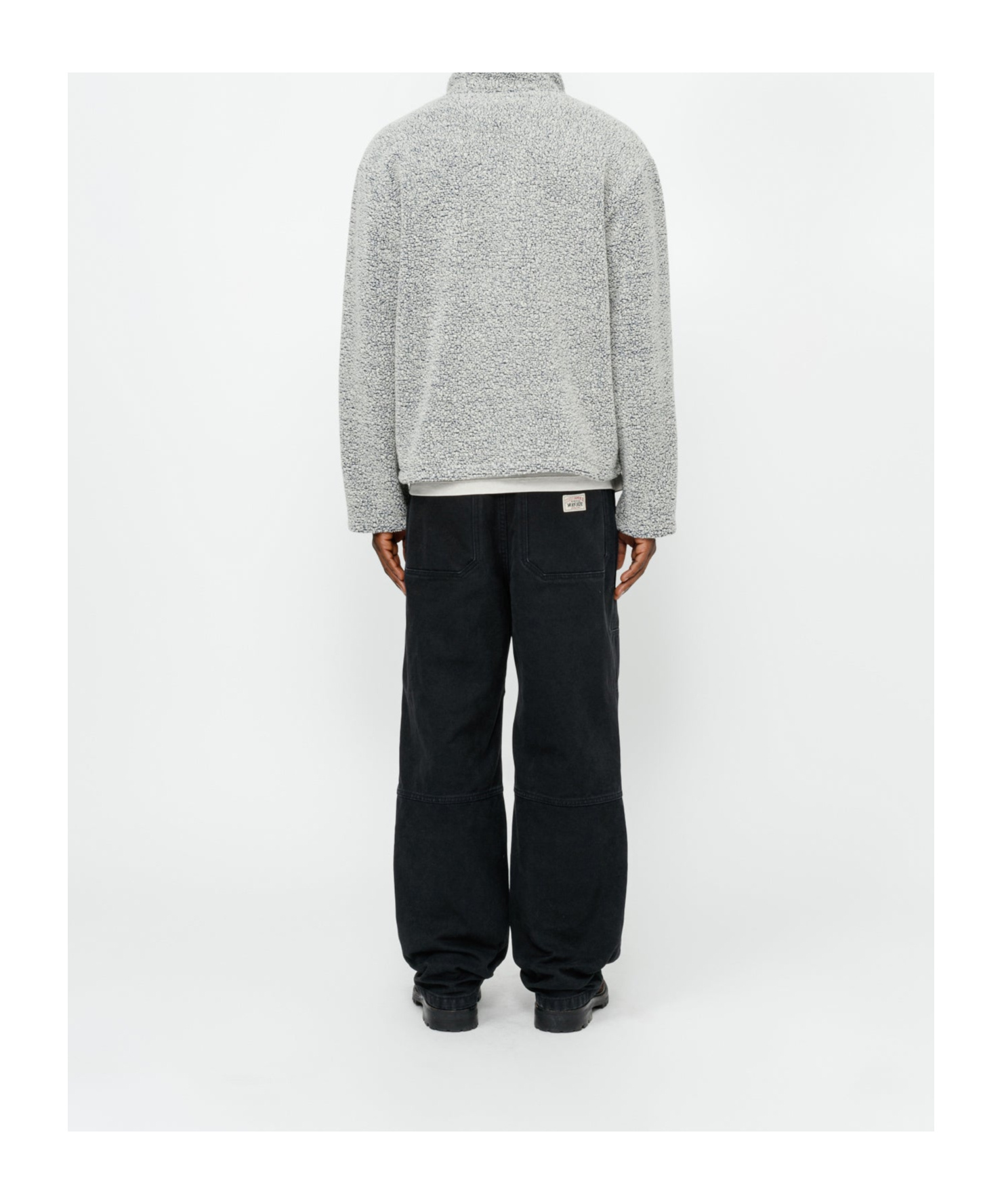 Stussy Belt-loop Trousers In Black