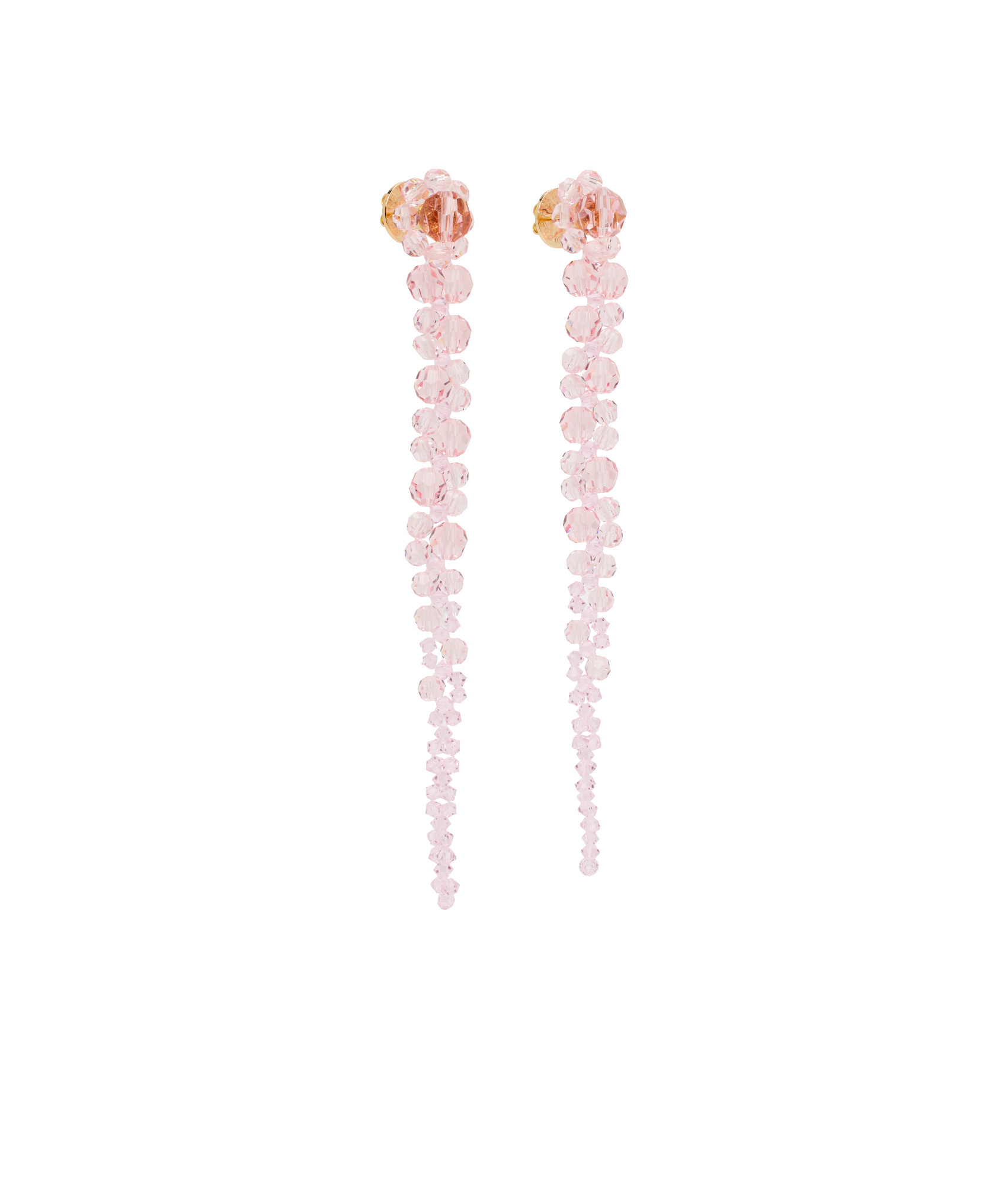 Simone Rocha Water Drop Earrings In Pink
