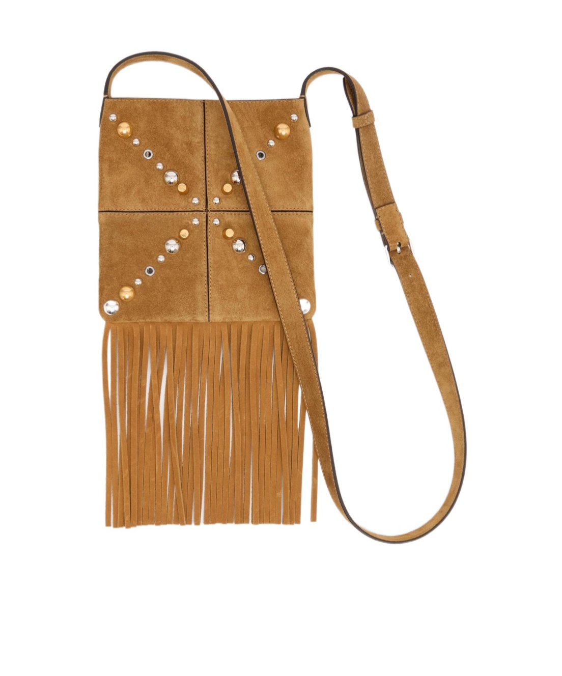Valentino Small Logo Shoulder Bag In Brown