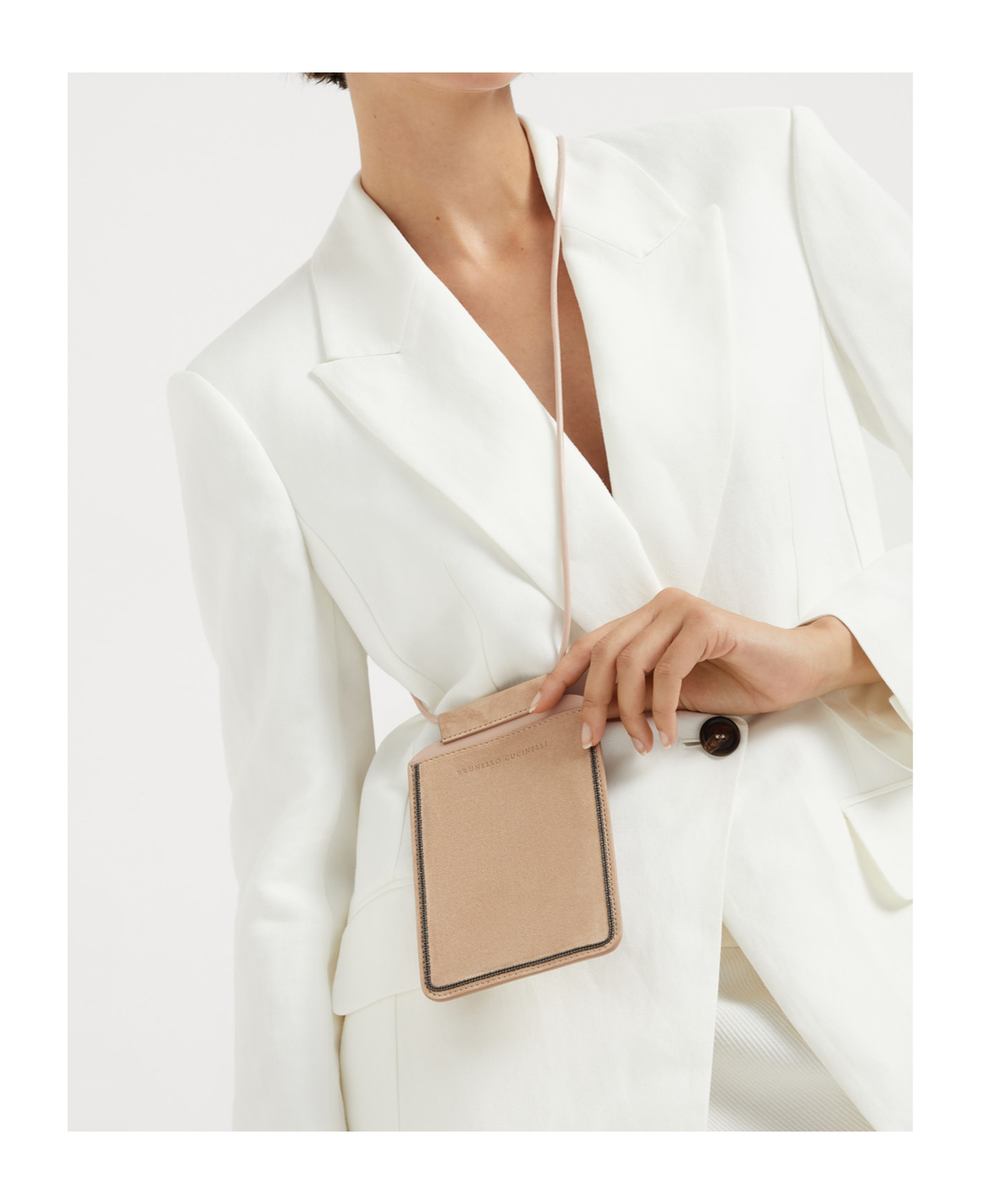 BRUNELLO CUCINELLI BRUNELLO CUCINELLI SHOULDER PASSPORT HOLDER