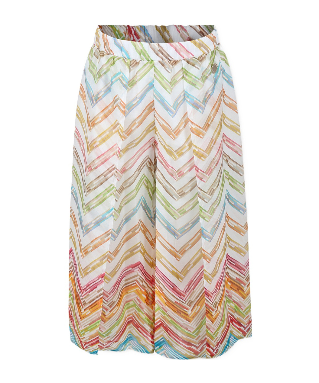 Missoni V-pattern Casual Pants In Nude