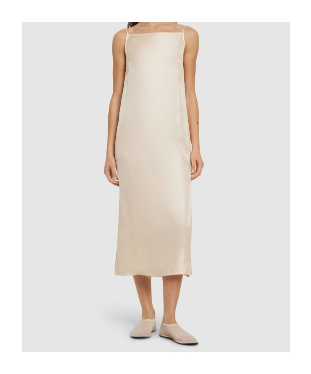 LOULOU STUDIO SULUM SILK MIDI DRESS