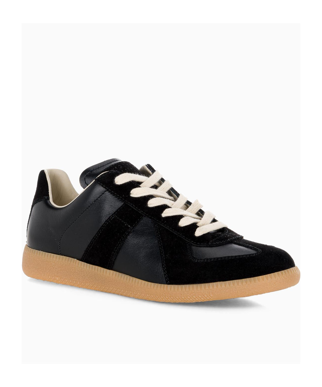 Shop Maison Margiela Reproduced Sports Shoes In Black