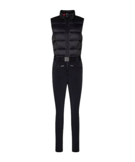 Perfect Moment Super Star Down Ski Suit In Black