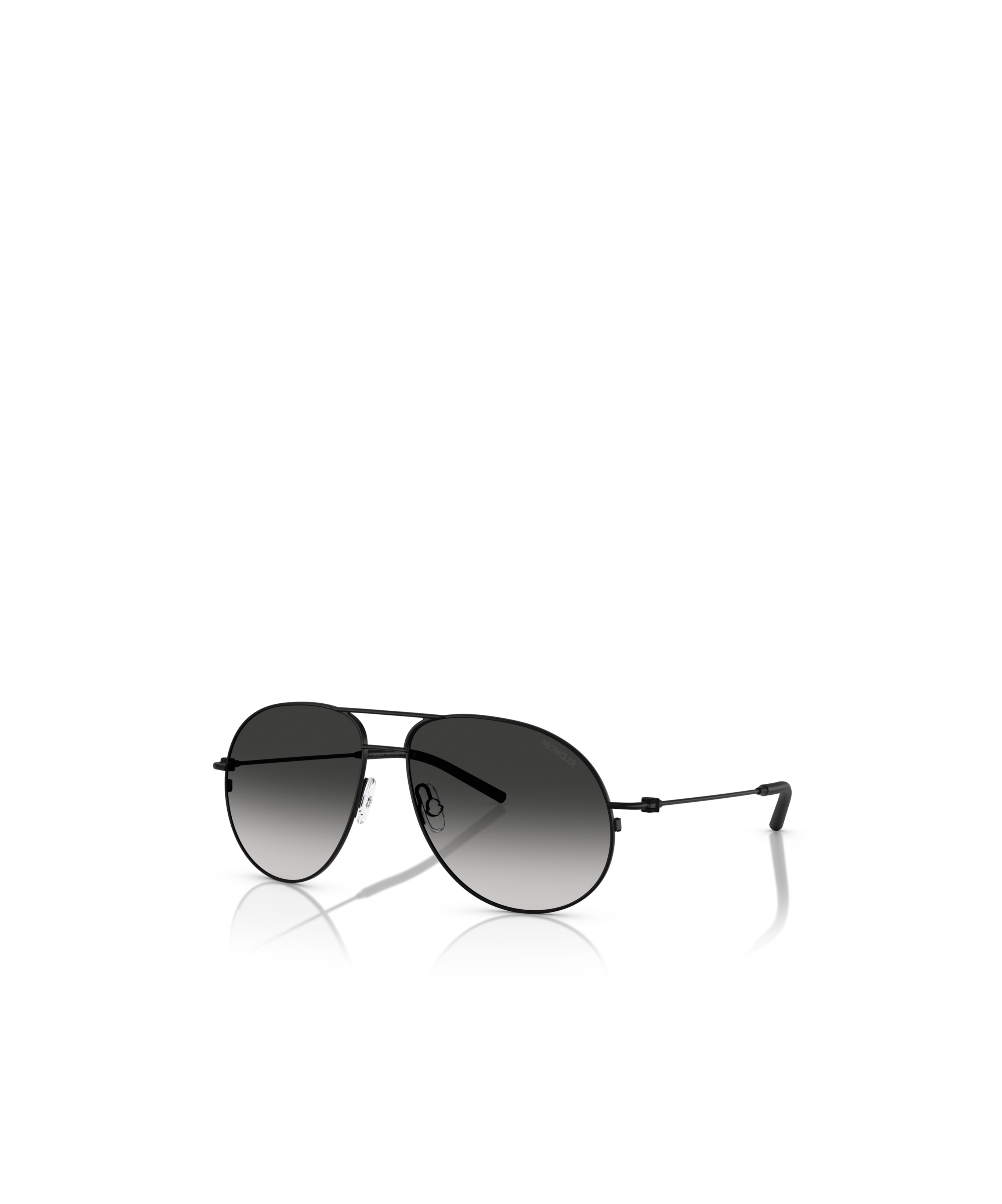 Moncler Logo Sunglasses In Black