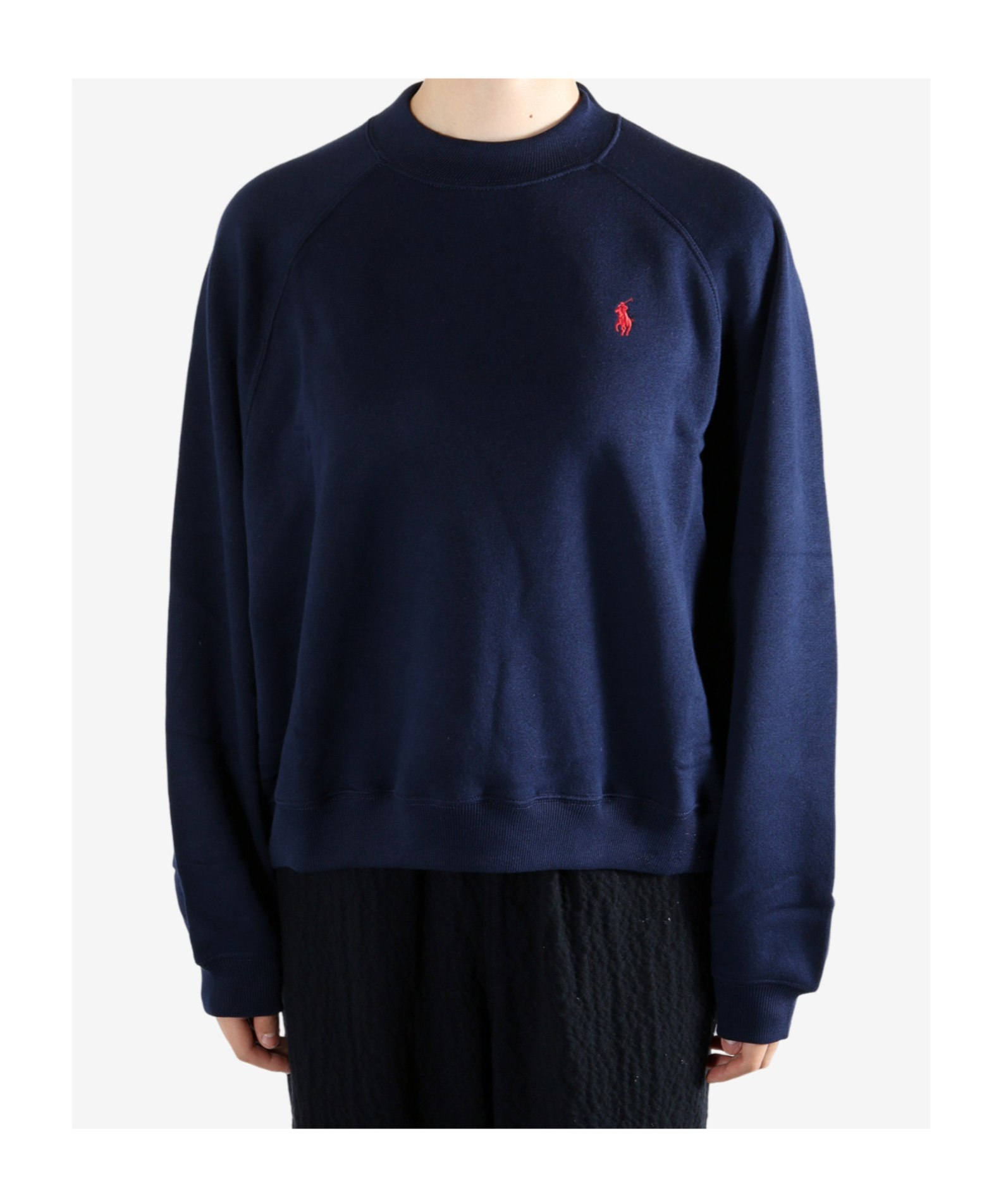 Polo Ralph Lauren Polo Pony Crew-neck Sweatshirt In Blue