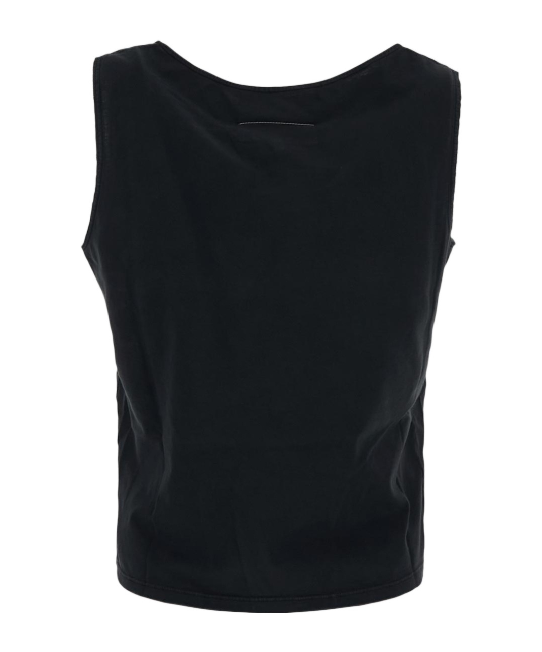 Mm6 Maison Margiela Black Top In Black