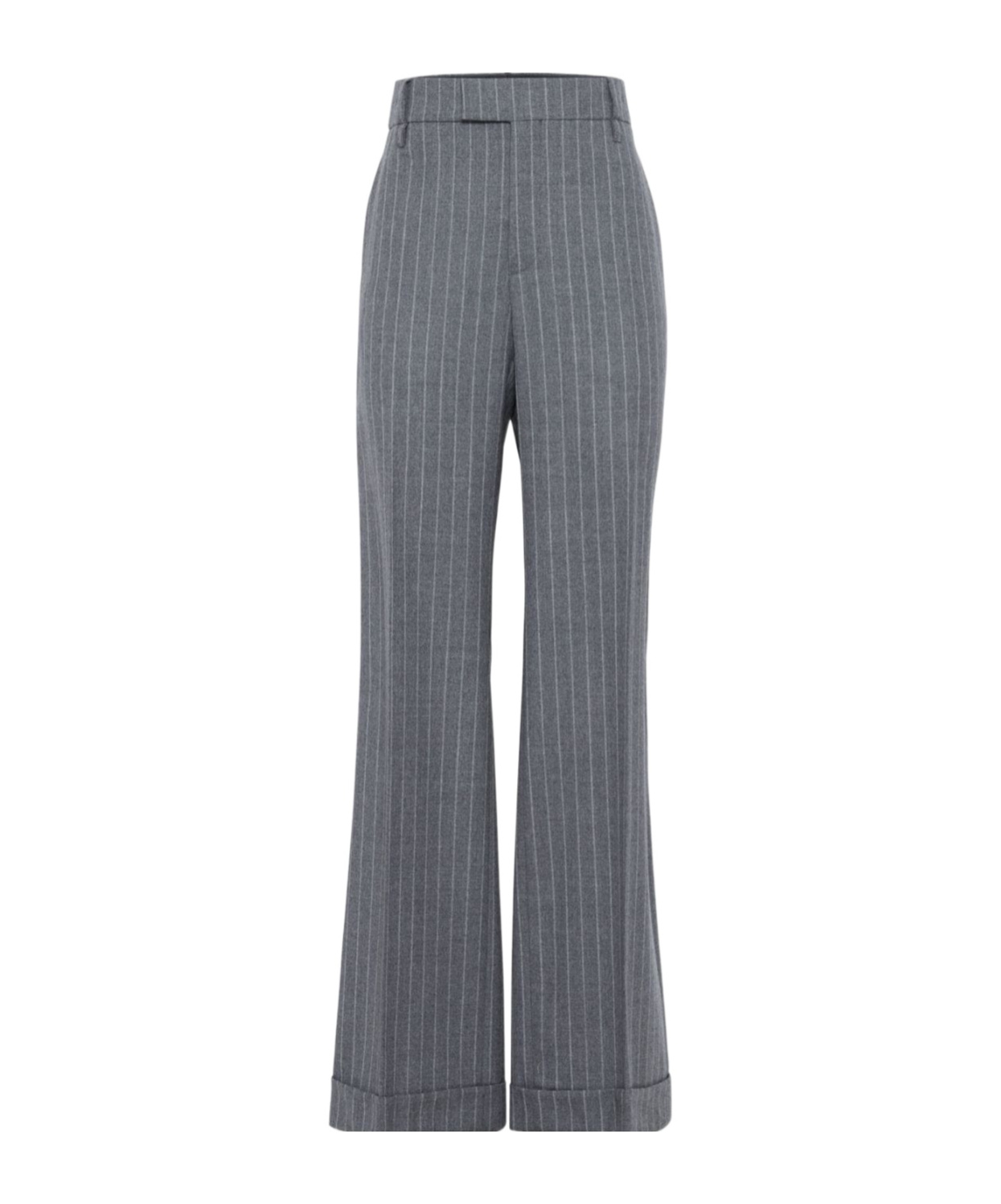BRUNELLO CUCINELLI PINSTRIPED WOOL TROUSERS