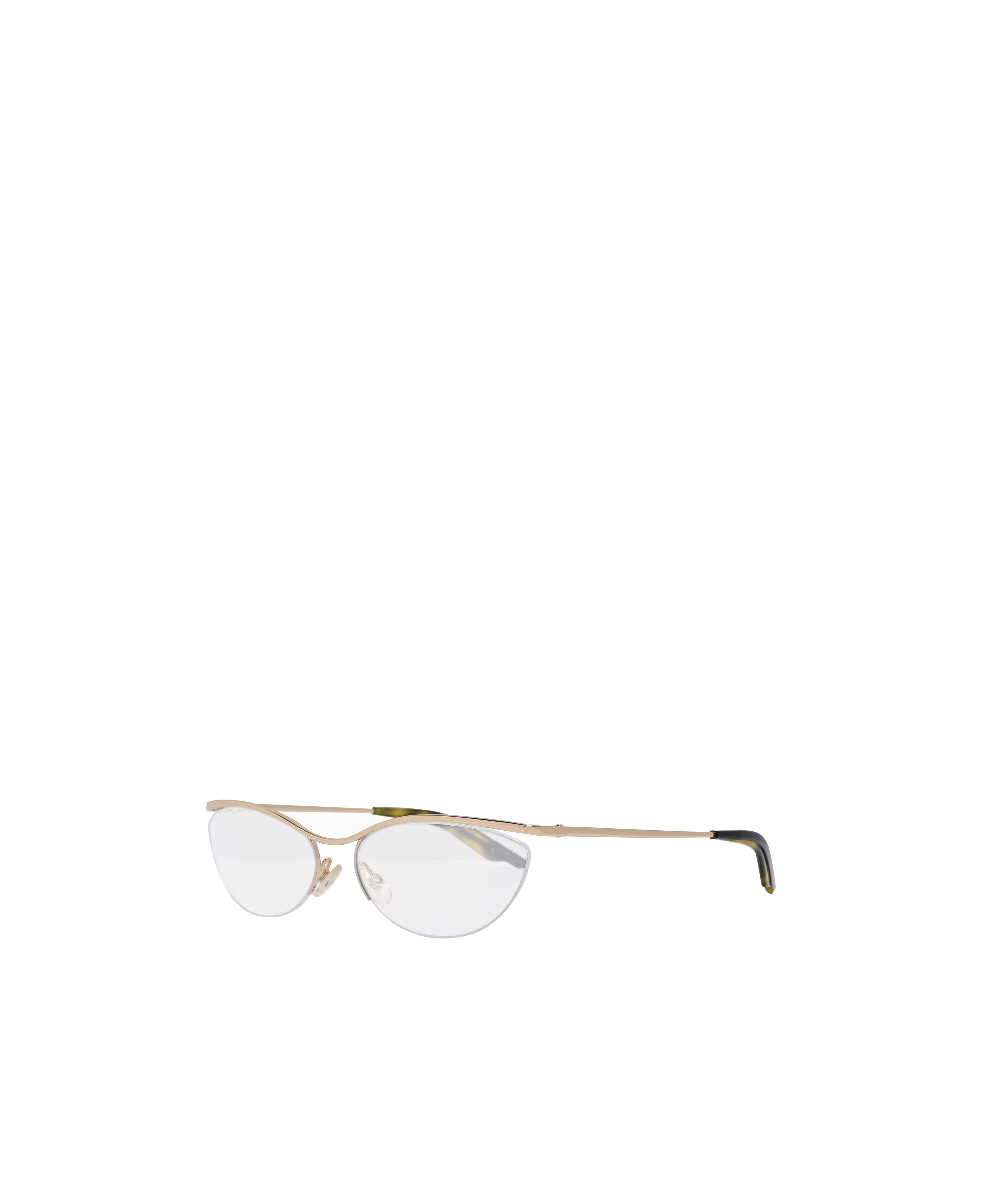 Dior Half Frame Plain Mirror In White
